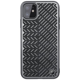  УЦ Чехол Nillkin Herringbone для iPhone 11 (серый) (ПУ) 