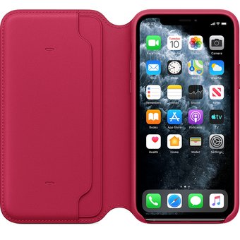  Чехол для iPhone 11 Pro Leather Folio (MY1K2ZM/A) Raspberry 