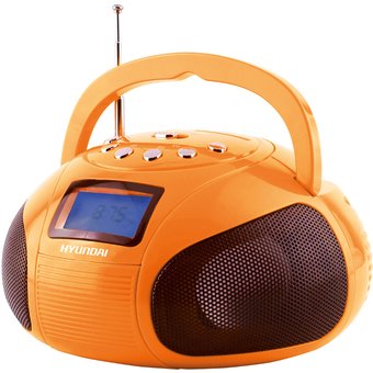  Аудиомагнитола Hyundai H-PAS120 оранжевый 