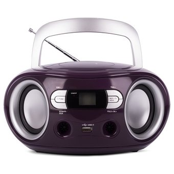  Аудиомагнитола BBK BS15BT фиолетовый 