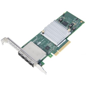  Контроллер Adaptec HBA 1100-16e (2293600-R) PCI Express 3.0 x8, SAS-3 12 Гб/с, 4хSFF8644 external 