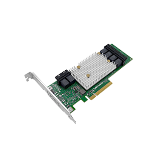  Контроллер Adaptec SmartHBA 2100-24i (2301600-R) PCI Express 3.0 x8, SAS-3 12 Гб/с, 6хSFF8643 internal 