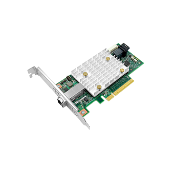  Контроллер Adaptec SmartHBA 2100-4i4e (2292200-R) PCI Express 3.0 x8, SAS-3 12 Гб/с, 1хSFF8644 external, 1хSFF8643 internal 
