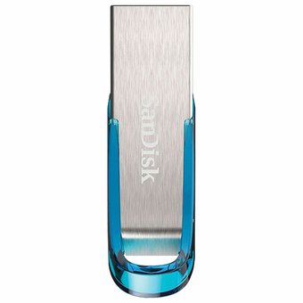  USB-флешка Sandisk SDCZ73-032G-G46B Ultra Flair USB 3.0 32GB - NEW Tropical Blue Color 