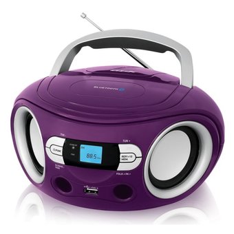  Аудиомагнитола BBK BS15BT фиолетовый 