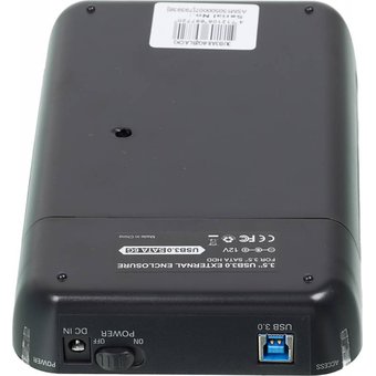  Внешний корпус для HDD AgeStar 3UB3A8-6G SATA II пластик черный 3.5" 