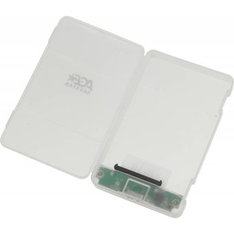  Внешний корпус для HDD/SSD AgeStar 3UBCP3 SATA пластик белый 2.5" 