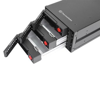  Сменный бокс для HDD/SSD Thermaltake Max 3503 (ST-006-M31STZ-A1) SATA I/II/III/SAS металл черный hotswap 3 