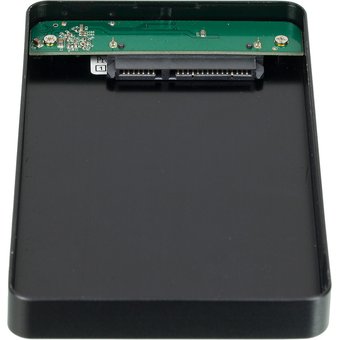  Внешний корпус для HDD/SSD AgeStar 3UB2AX1 SATA I/II/III алюминий черный 2.5" 