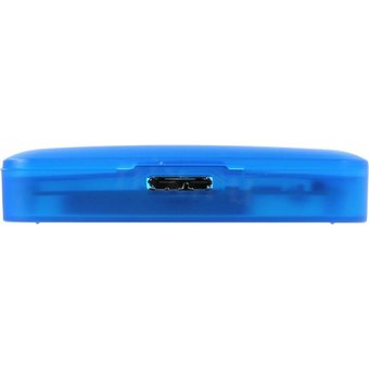  Внешний корпус для HDD/SSD AgeStar 3UBCP3 SATA пластик синий 2.5" 