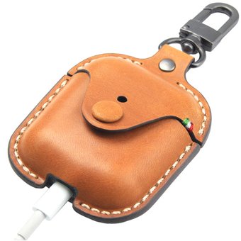 Чехол Cozistyle Leather Case for AirPods - Light Brown 