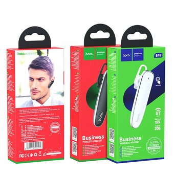  Гарнитура bluetooth HOCO E49 Young business, black 