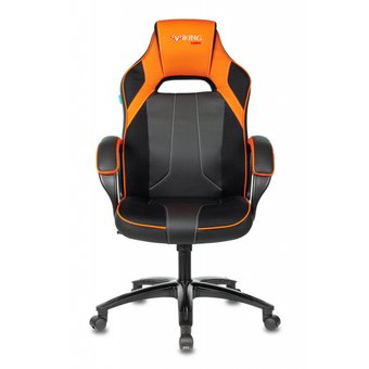  Кресло игровое Бюрократ Viking 2 Aero Orange черный/оранжевый искусст.кожа/ткань 