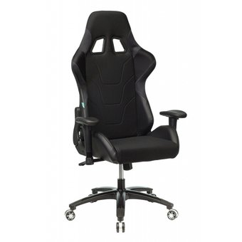  Кресло игровое Бюрократ Viking 4 Aero Black Edition черный искусст.кожа/ткань 