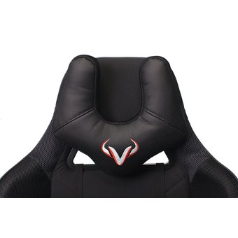  Кресло игровое Бюрократ Viking 4 Aero Black Edition черный искусст.кожа/ткань 