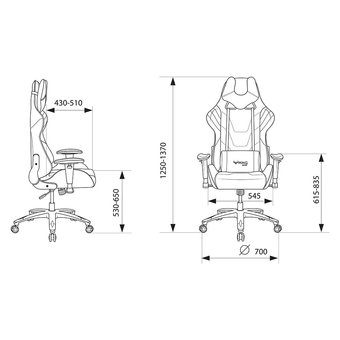  Кресло игровое Бюрократ Viking 4 Aero Black Edition черный искусст.кожа/ткань 
