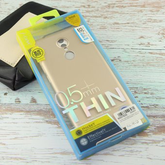  УЦ Чехол-накладка J-Case THIN 0,5 mm Xiaomi для Redmi 5 золото (ПУ) 