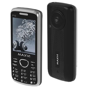  Мобильный телефон Maxvi P10 Black 
