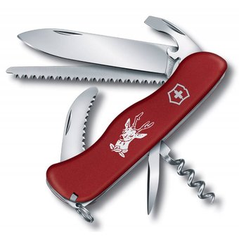 Нож перочинный Victorinox HUNTER (0.8573) 111мм 12функций красный 