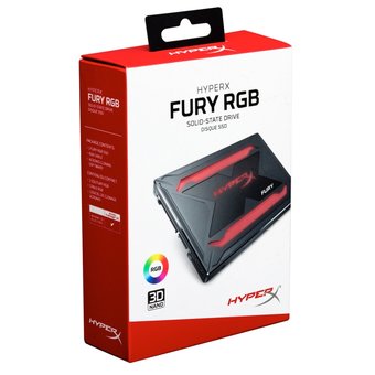  Накопитель SSD Kingston 240GB HyperX Fury RGB SHFR200/240G SATA3.0 
