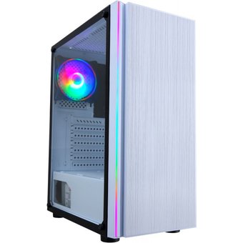  Корпус Formula CL-3302W RGB белый без БП 
