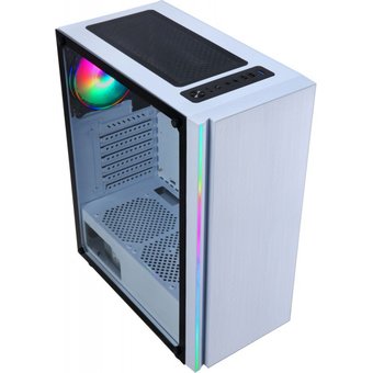  Корпус Formula CL-3302W RGB белый без БП 