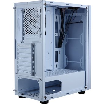  Корпус Formula CL-3302W RGB белый без БП 