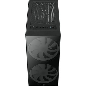 Корпус Aerocool Python-G-BK-v1 черный (PYTHON-G-BK-V1) без БП ATX 1x120mm 2x200mm 2xUSB2.0 1xUSB3.0 audio bott PSU 