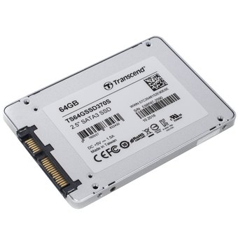  SSD Transcend SSD370 (TS64GSSD370S) 2.5" SATA III, MLC, 64 Гб 