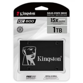  SSD Kingston KC600 1024G (SKC600/1024G) SATA3 2.5" EAN: 740617300116 