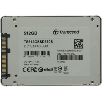  SSD Transcend SSD370 (TS512GSSD370S) 2.5" SATA III, MLC, 512 Гб 