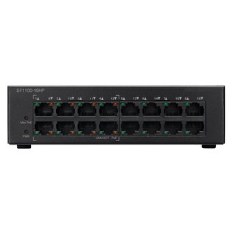  Коммутатор Cisco SB SF110D-16 16-Port 10/100 Desktop Switch 
