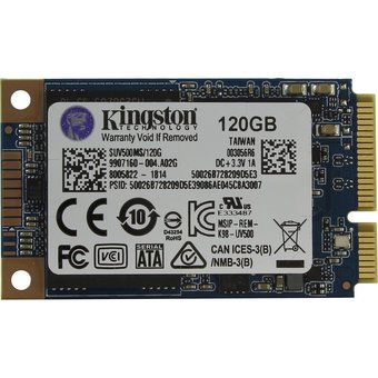  SSD Kingston UV500 Series 120Gb (SUV500MS/120G) mSATA 