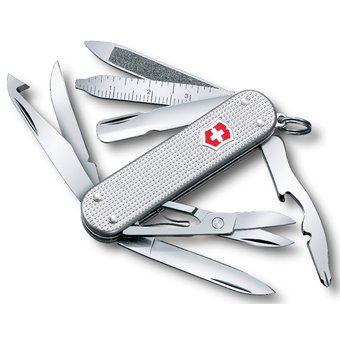  Нож перочинный Victorinox MiniChamp Alox (0.6381.26) 58мм 14функций серебристый 