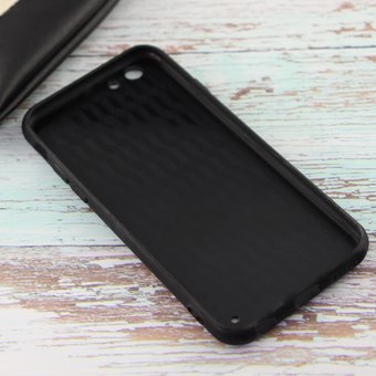  УЦ Накладка силикон AF iphone6 плетен.+стразы чёрный (ПУ) 