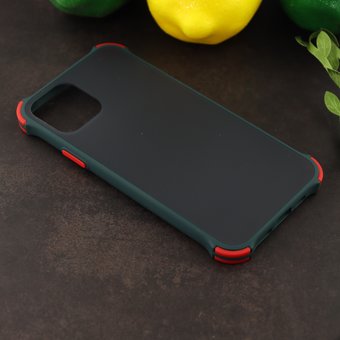  УЦ Чехол ARMOUR для iPhone 11 Pro черно-зелёный (ПУ) 