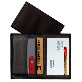  Чехол Victorinox SwissCard (4.0873.L) иск.кожа черный 
