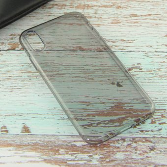  УЦ Чехол HOCO Light для iPhone XR чёрный (ПУ) 