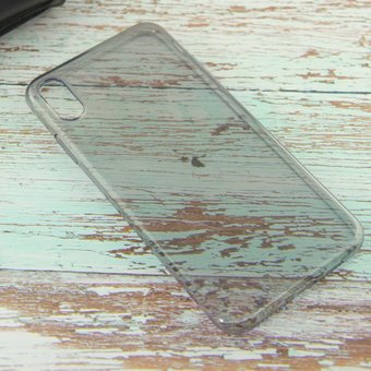  УЦ Чехол HOCO Light для iPhone XS Max чёрный (ПУ) 