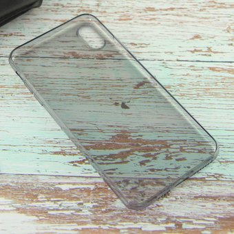  УЦ Чехол HOCO Light для iPhone XS Max чёрный (ПУ) 