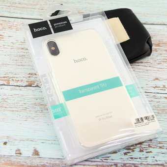  УЦ Чехол HOCO Light для iPhone XS Max прозрачный (ПУ) 