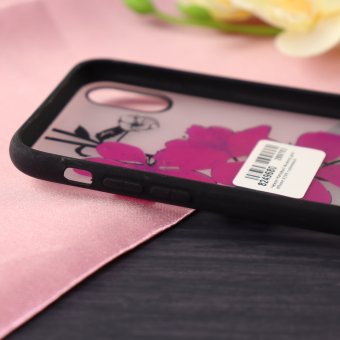  УЦ Чехол Матовый Фиалка для iPhone X/XS сиреневый (ПУ) 