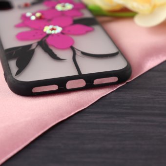  УЦ Чехол Матовый Фиалка для iPhone X/XS сиреневый (ПУ) 