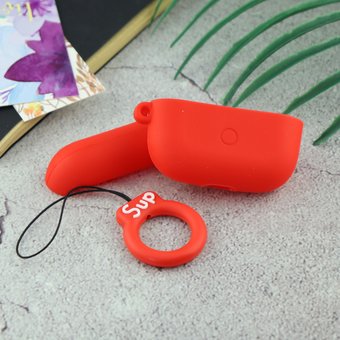  УЦ Чехол для AirPods Pro Sup (красный) (ПУ) 