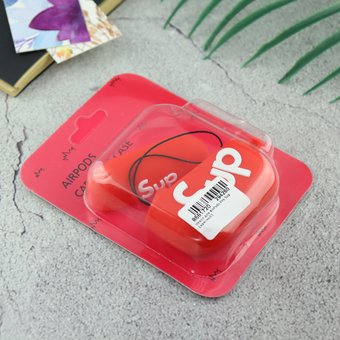  УЦ Чехол для AirPods Pro Sup (красный) (ПУ) 