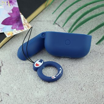  УЦ Чехол для AirPods Pro Champion (синий) (ПУ) 