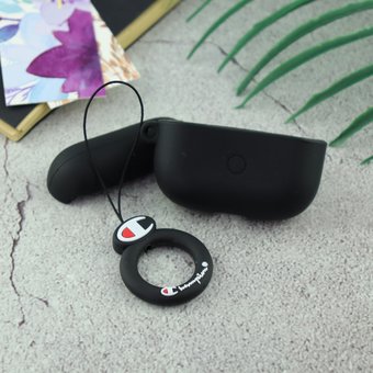  УЦ Чехол для AirPods Pro Champion (чёрный) (ПУ) 