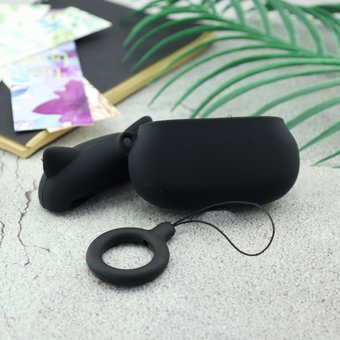 УЦ Чехол для AirPods Pro Снорлакс (чёрный) (ПУ) 