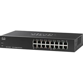  Коммутатор Cisco SB SG110-16HP 16-Port PoE Gigabit Switch 