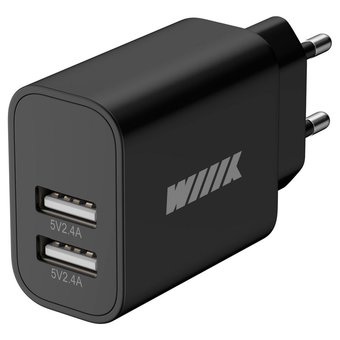  СЗУ Wiiix UNN-1-2-04-B 2.4A универсальное черный 